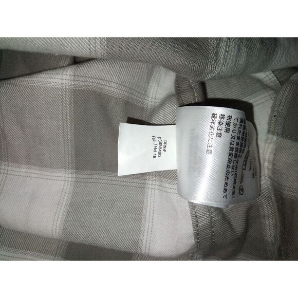 Women's Eddie Bauer Gray Flannel Shirt. sz XS - Picture 7 of 7